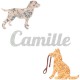 Appliqué thermocollant 2 chiens
