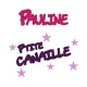 Appliqué thermocollant personnalisé fille petite canaille