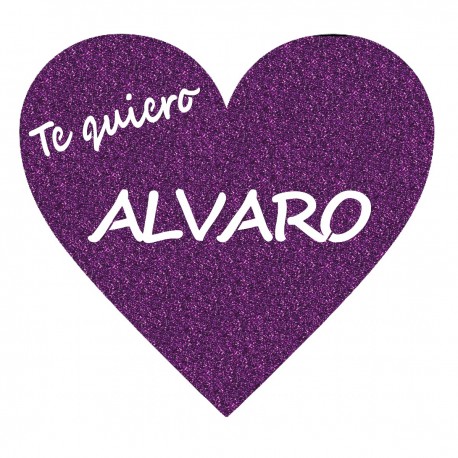 Appliqué thermocollant personnalisé cœur Te quiero