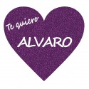 Appliqué thermocollant personnalisé cœur Te quiero