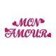 Appliqué thermocollant Mon Amour