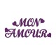 Appliqué thermocollant Mon Amour