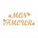 Appliqué thermocollant Mon Amour