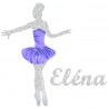 Appliqué thermocollant danseuse étoile