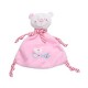 Ensemble cadeau rose - doudou, bavoir et chaussons