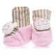 Ensemble cadeau rose - doudou, bavoir et chaussons