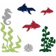 Appliqué thermocollant personnalisé poissons rouges