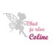 Appliqué thermocollant personnalisé fée rêve flex pailleté argenté