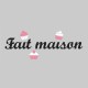 Appliqué thermocollant fait maison cupcakes en flex pailleté
