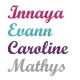 Appliqué thermocollant personnalisé message 30 caractères écriture 4 en flex pailleté