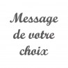 Appliqué thermocollant velours personnalisé message écriture 4