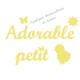 Appliqué thermocollant adorable poussin en flex velours