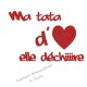 Appliqué thermocollant pour fille ma tata elle déchire
