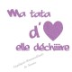 Appliqué thermocollant pour fille ma tata elle déchire