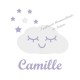 Appliqué thermocollant velours personnalisé nuage garçon