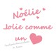 Appliqué thermocollant personnalisé jolie cœur fuchsia en flex pailleté
