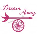 Appliqué thermocollant dream attrape rêve en flex velours