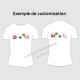 Appliqué thermocollant escargot et tortue rose
