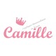 Appliqué thermocollant personnalisé prénom couronne fille en flex pailleté