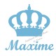 Appliqué thermocollant velours personnalisé couronne
