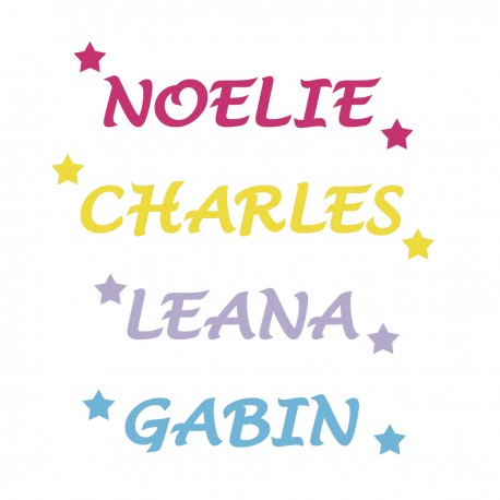 Appliqué thermocollant velourspersonnalisé prénom écriture 8