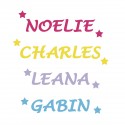 Appliqué thermocollant velours personnalisé prénom écriture 8