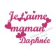 Appliqué thermocollant velours fête des mères garçon
