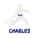 Appliqué thermocollant karaté personnalisé garçon arts martiaux judo en flex pailleté