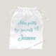 Petit sac personnalisée mes petits secrets papillons