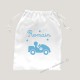 Petit sac pochon voiture personnalisé prénom velours