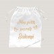 Petit sac personnalisée mes petits secrets papillons