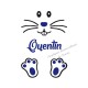 Appliqué thermocollant garçon lapin de pâques personnalisé pailleté
