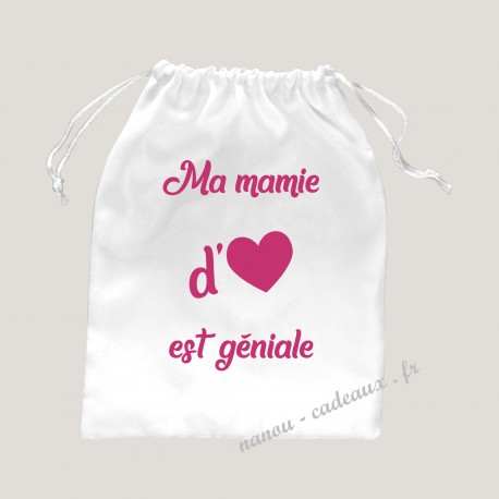 Petit sac mamie d'amour géniale velours pochon
