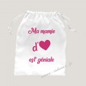 Petit sac mamie d'amour géniale velours pochon