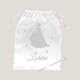 Sac pochon princesse avec prénom personnalisé
