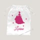 Sac personnalisé princesse velours pochon prénom