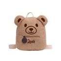 Sac à dos personnalisé ours en peluche pour enfant école maternelle crèche